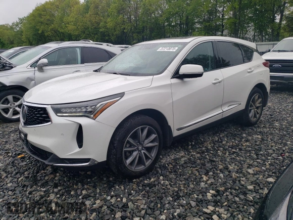 2022 Acura RDX Technology with VIN 5J8TC2H50NL017632, listed as a Copart auction lot 57213075 with 43,919 mi miles and Salvage title. Bid and sale history available at DreamBid. Image 1.