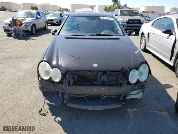 2003 Mercedes-Benz CLK-Class 5.0L with VIN WDBTJ75J43F018571, listed as a Copart auction lot 72736304 with 125,780 mi miles and Salvage Title. Bid and sale history available at carsss.com. Image 5.