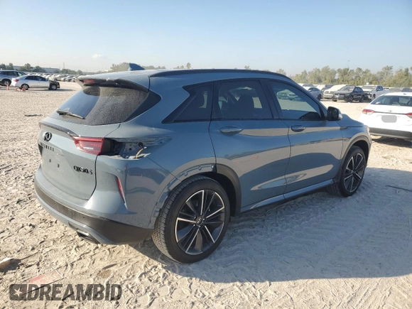 2024 Infiniti QX50 Sport z VIN 3PCAJ5FA0RF113864, wystawiony jako Copart lot #78074534 z przebiegiem 1 635 mil mil oraz Szkoda całkowita • Salvage title. Historia ofert i sprzedaży dostępna na DreamBid. Obrazek 3.