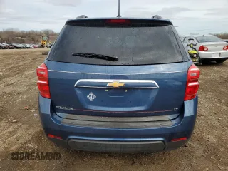 2017 Chevrolet Equinox LT with VIN 2GNALCEK0H6221549, listed as a Copart auction lot 50451095 with 58,444 mi miles and Salvage Title. Bid and sale history available at DreamBid. Image 6.