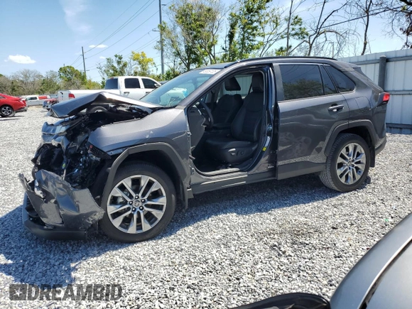 2024 Toyota RAV4 XLE Premium with VIN 2T3A1RFV0RC455658, listed as a Copart auction lot 49859135 with Not provided miles and Salvage title. Bid and sale history available at DreamBid. Image 1.