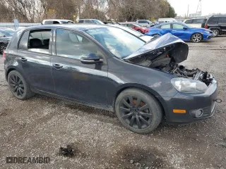 2013 Volkswagen Golf with VIN WVWDA7AJ0DW094205, listed as a Copart auction lot 78641874 with 0 mi miles and Salvage Title. Bid and sale history available at carsss.com. Image 4.