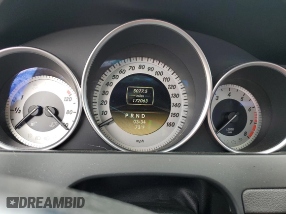 2012 Mercedes-Benz C-Class C 300 Sport with VIN WDDGF8BB2CA597036, listed as a Copart auction lot 54201325 with 172,063 mi miles and Salvage Title. Bid and sale history available at carsss.com. Image 9.