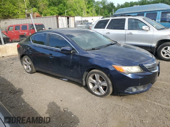2013 Acura ILX Premium Pkg with VIN 19VDE1F55DE010749, listed as a Copart auction lot 55401485 with 162,966 mi miles and Salvage Title. Bid and sale history available at carsss.com. Image 4.
