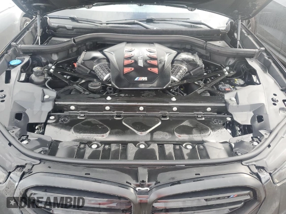 2025 BMW X6 M with VIN 5YM23ET08S9W88182, listed as a Copart auction lot 74625394 with 1,281 mi miles and Non Repairable. Bid and sale history available at carsss.com. Image 12.