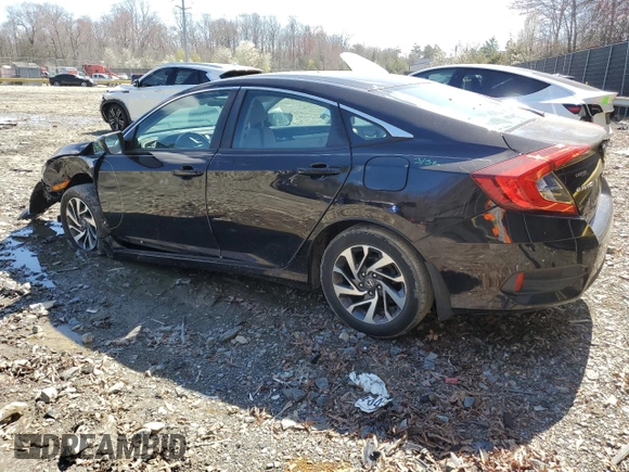 2016 Honda Civic EX with VIN 19XFC2F74GE233267, listed as a Copart auction lot 50123275 with 70,018 mi miles and Salvage Title. Bid and sale history available at DreamBid. Image 2.