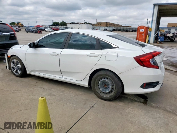 2019 Honda Civic LX with VIN 2HGFC2F68KH606218, listed as a Copart auction lot 55811975 with 74,750 mi miles and Salvage Title. Bid and sale history available at DreamBid. Image 2.