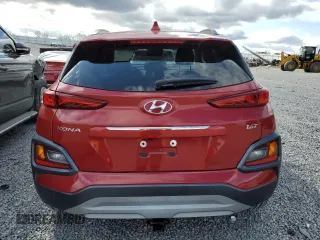 2021 Hyundai Kona Ultimate with VIN KM8K53A53MU630112, listed as a Copart auction lot 50087575 with 19,523 mi miles and Salvage Title. Bid and sale history available at carsss.com. Image 6.