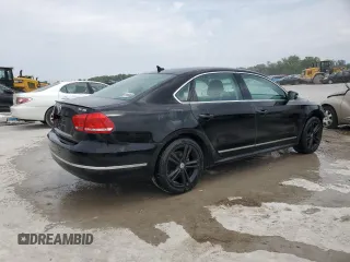 2014 Volkswagen Passat SEL Premium with VIN 1VWCN7A30EC036693, listed as a Copart auction lot 59156245 with 136,939 mi miles and Salvage title. Bid and sale history available at DreamBid. Image 3.