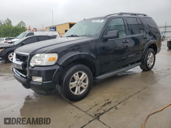 2010 Ford Explorer XLT with VIN 1FMEU6DE7AUA93446, listed as a Copart auction lot 59523195 with 198,459 mi miles and Salvage title. Bid and sale history available at DreamBid. Image 1.