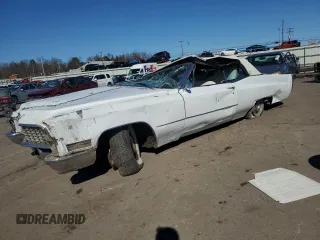 1967 Cadillac DeVille z VIN F7240503, wystawiony jako Copart lot #49787115 z przebiegiem Nie podano mil oraz Szkoda całkowita • Salvage title. Historia ofert i sprzedaży dostępna na DreamBid. Obrazek 1.