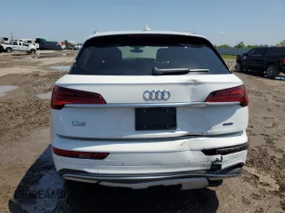2023 Audi Q5 Premium with VIN WA1ABAFY8P2169578, listed as a Copart auction lot 55917595 with 29,356 mi miles and Salvage title. Bid and sale history available at DreamBid. Image 6.