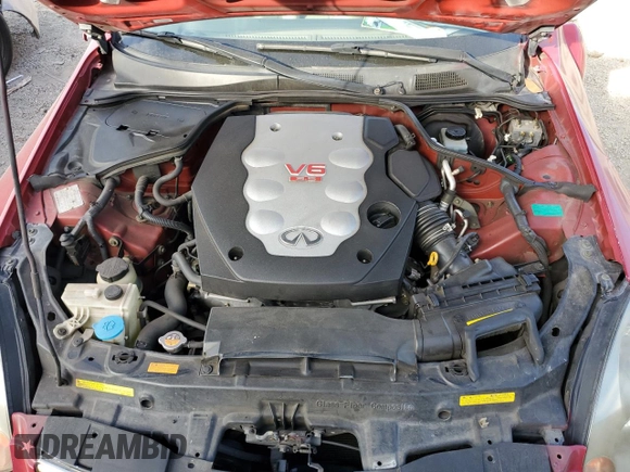 2003 Infiniti G35 w/Leather z VIN JNKCV54E93M218435, wystawiony jako Copart lot #41665965 z przebiegiem 131 987 mil mil oraz Szkoda całkowita • Salvage title. Historia ofert i sprzedaży dostępna na DreamBid. Obrazek 11.
