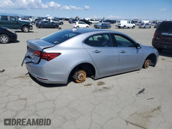 2017 Acura TLX w/Technology Pkg with VIN 19UUB1F54HA007092, listed as a Copart auction lot 51667215 with 59,910 mi miles and Salvage Title. Bid and sale history available at carsss.com. Image 3.