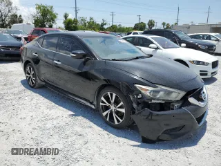 2017 Nissan Maxima Platinum with VIN 1N4AA6AP6HC381854, listed as a Copart auction lot 58800055 with 181,343 mi miles and Clean title. Bid and sale history available at DreamBid. Image 4.