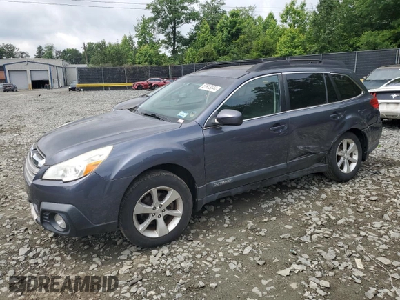 2014 Subaru Outback 2.5i Limited with VIN 4S4BRBKC0E3277752, listed as a Copart auction lot 57913844 with 106,653 mi miles and Salvage Title. Bid and sale history available at carsss.com. Image 1.