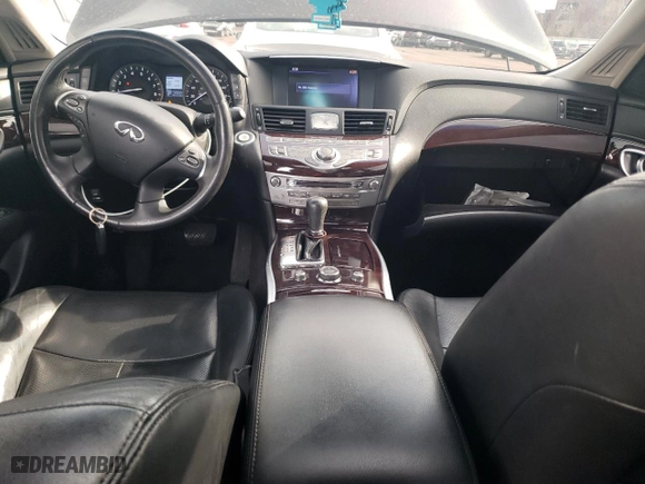 2013 Infiniti M37 with VIN JN1BY1AR0DM601754, listed as a Copart auction lot 51271115 with 163,839 mi miles and Salvage Title. Bid and sale history available at carsss.com. Image 8.