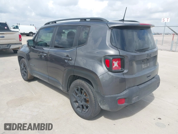 2020 Jeep Renegade Latitude with VIN ZACNJABB9LPL30884, listed as a IAAI auction lot 41690598 with 103,714 mi miles and . Bid and sale history available at DreamBid. Image 3.