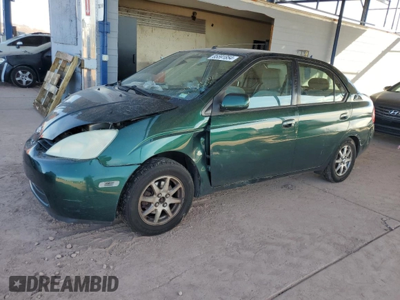2002 Toyota Prius with VIN JT2BK18U020064034, listed as a Copart auction lot 85591854 with 114,880 mi miles and Salvage Title. Bid and sale history available at carsss.com. Image 1.