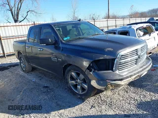 2017 Ram 1500 Big Horn with VIN 3C6RR7LT6HG665625, listed as a IAAI auction lot 41021419 with 163,909 mi miles. Bid and sale history available at carsss.com. Image 1.