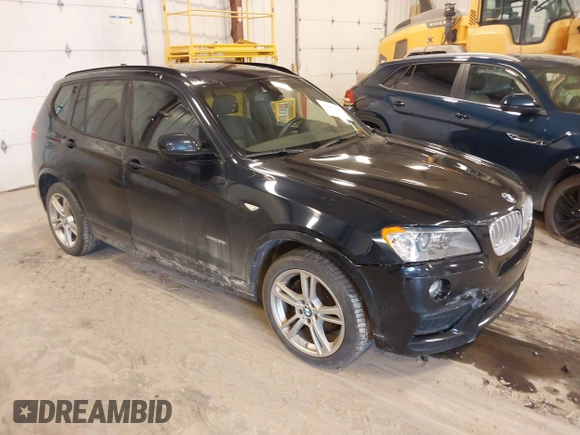 2013 BMW X3 xDrive35i with VIN 5UXWX7C51DL980010, listed as a IAAI auction lot 41967626 with 110,151 mi miles and . Bid and sale history available at DreamBid. Image 1.