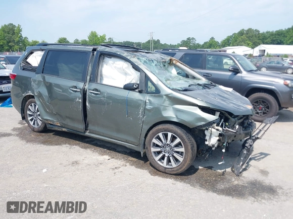 2019 Toyota Sienna XLE with VIN 5TDDZ3DC4KS217175, listed as a IAAI auction lot 42467596 with 95,515 mi miles and . Bid and sale history available at DreamBid. Image 1.