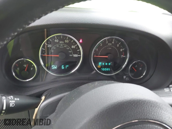 2013 Jeep Wrangler Sport with VIN 1C4AJWAG8DL507944, listed as a IAAI auction lot 42143144 with 70,085 mi miles and . Bid and sale history available at carsss.com. Image 7.