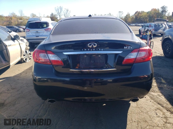 2012 Infiniti M37 with VIN JN1BY1AR2CM393309, listed as a Copart auction lot 76657634 with 109,375 mi miles and Salvage Title. Bid and sale history available at carsss.com. Image 6.