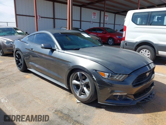 2015 Ford Mustang V6 with VIN 1FA6P8AM5F5318400, listed as a IAAI auction lot 41812625 with 97,728 mi miles and . Bid and sale history available at DreamBid. Image 1.