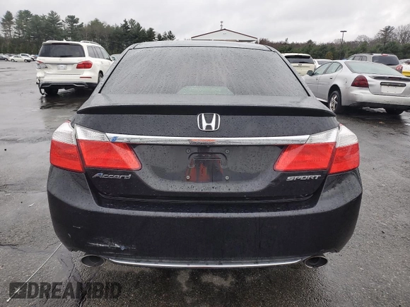 2014 Honda Accord Sport with VIN 1HGCR2F53EA091964, listed as a Copart auction lot 51842905 with 143,335 mi miles and Salvage Title. Bid and sale history available at DreamBid. Image 6.
