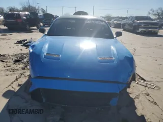 2022 Ford Mustang GT with VIN 1FA6P8CF9N5142738, listed as a Copart auction lot 87219814 with 30,805 mi miles and Salvage Title. Bid and sale history available at DreamBid. Image 5.
