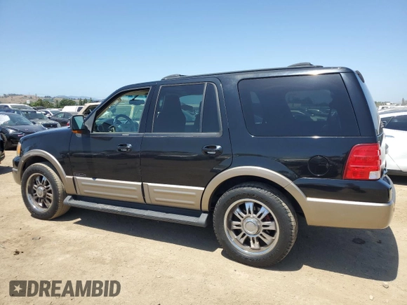 2003 Ford Expedition Eddie Bauer with VIN 1FMFU18L43LA54905, listed as a Copart auction lot 56218915 with 129,587 mi miles and Clean title. Bid and sale history available at DreamBid. Image 2.