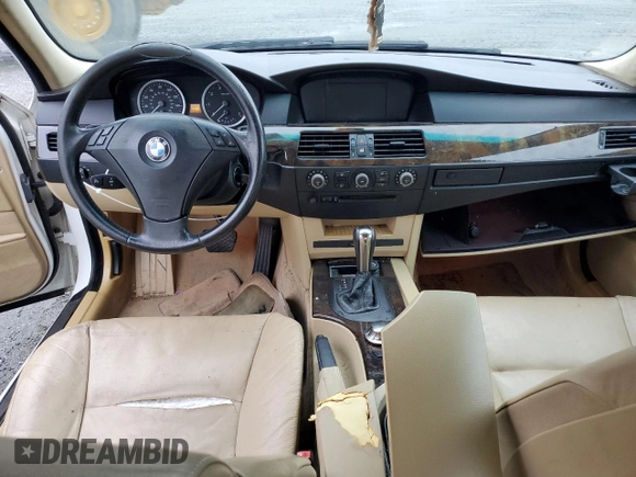 2004 BMW 5 Series 530i z VIN WBANA735X4B807183, wystawiony jako Copart lot #59941795 z przebiegiem 192 446 mil mil oraz Szkoda całkowita • Salvage title. Historia ofert i sprzedaży dostępna na DreamBid. Obrazek 8.