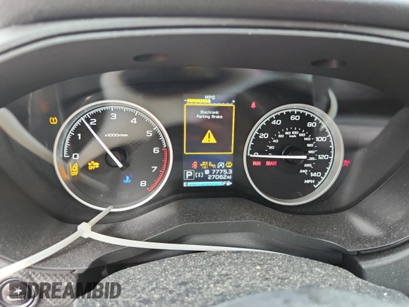 2023 Subaru Forester Limited with VIN JF2SKAPC1PH422283, listed as a Copart auction lot 61269355 with 27,062 mi miles and Salvage title. Bid and sale history available at DreamBid. Image 9.