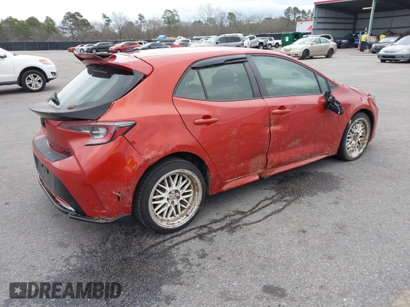 2020 Toyota Corolla Hatchback XSE with VIN JTNC4RBE1L3092006, listed as a IAAI auction lot 41605527 with 44,743 mi miles. Bid and sale history available at carsss.com. Image 4.