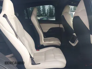 2022 Tesla Model X with VIN 7SAXCBE54NF363113, listed as a IAAI auction lot 41978397 with 27,166 mi miles. Bid and sale history available at carsss.com. Image 8.