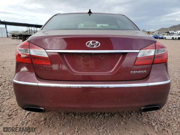2013 Hyundai Genesis 3.8L with VIN KMHGC4DDXDU223649, listed as a Copart auction lot 51178495 with 182,237 mi miles and Salvage Title. Bid and sale history available at carsss.com. Image 6.