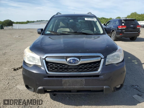 2014 Subaru Forester Touring with VIN JF2SJAPC8EH409207, listed as a Copart auction lot 59544835 with 268,477 mi miles and Clean title. Bid and sale history available at DreamBid. Image 5.