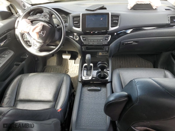 2017 Honda Ridgeline RTL-E with VIN 5FPYK3F71HB032303, listed as a Copart auction lot 46462285 with 0 mi miles and Salvage Title. Bid and sale history available at carsss.com. Image 8.