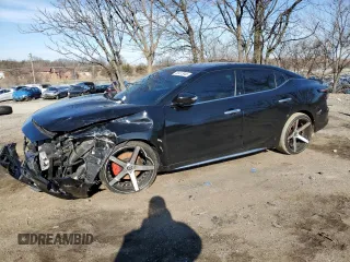 2020 Nissan Maxima Platinum with VIN 1N4AA6FVXLC382344, listed as a Copart auction lot 45412945 with 35,809 mi miles and Salvage Title. Bid and sale history available at DreamBid. Image 1.