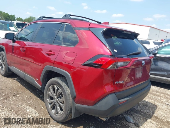 2024 Toyota RAV4 Hybrid XLE Premium with VIN 4T3B6RFV1RU157916, listed as a IAAI auction lot 42368567 with 14,304 mi miles and . Bid and sale history available at DreamBid. Image 3.