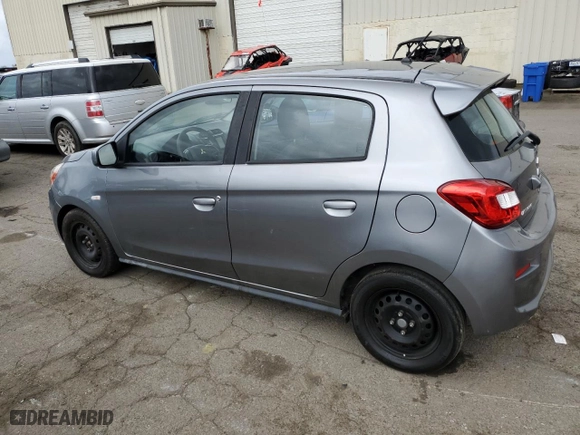 2020 Mitsubishi Mirage ES with VIN ML32A3HJ4LH002489, listed as a Copart auction lot 47628555 with 92,439 mi miles and Clean Title. Bid and sale history available at carsss.com. Image 2.