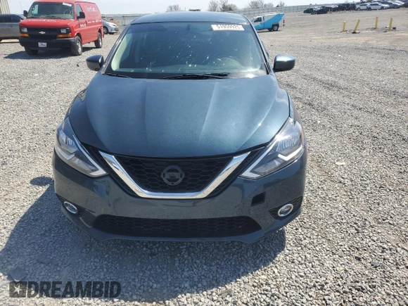 2017 Nissan Sentra S with VIN 3N1AB7AP9HY313829, listed as a Copart auction lot 51959925 with 92,379 mi miles and Salvage Title. Bid and sale history available at DreamBid. Image 5.