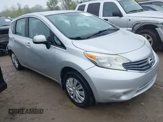2014 Nissan Note S with VIN 3N1CE2CP7EL403277, listed as a IAAI auction lot 42183610 with 214,249 mi miles and . Bid and sale history available at DreamBid. Image 1.