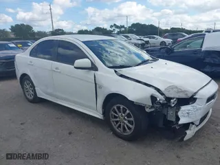 2010 Mitsubishi Lancer ES with VIN JA32U2FUXAU003354, listed as a IAAI auction lot 41552746 with 205,344 mi miles. Bid and sale history available at carsss.com. Image 1.