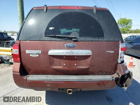 2008 Ford Expedition Limited with VIN 1FMFU19558LA46223, listed as a Copart auction lot 53288565 with 274,586 mi miles and Salvage title. Bid and sale history available at DreamBid. Image 6.