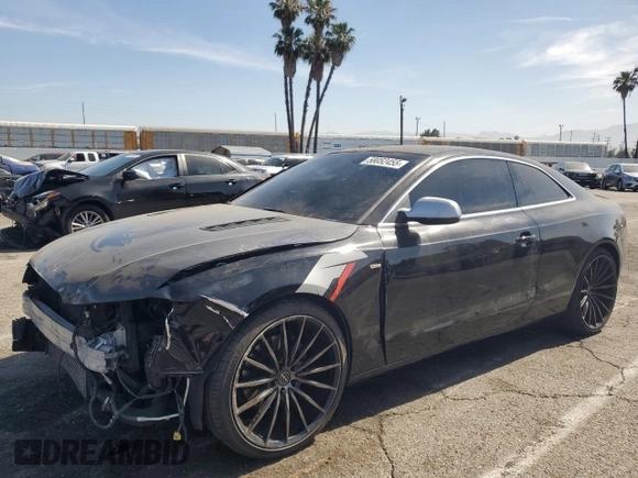 2011 Audi A5 Premium Plus with VIN WAULFAFR6BA034722, listed as a Copart auction lot 58052455 with 119,615 mi miles and Salvage title. Bid and sale history available at DreamBid. Image 1.