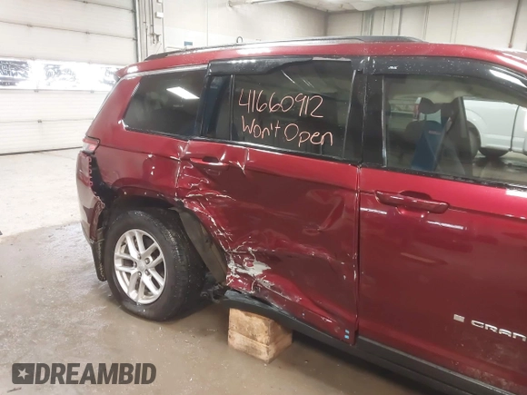 2021 Jeep Grand Cherokee Altitude z VIN 1C4RJKAG4M8169893, wystawiony jako IAAI lot #41660912 z przebiegiem 39 535 mil mil oraz . Historia ofert i sprzedaży dostępna na DreamBid. Obrazek 6.