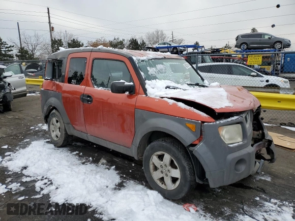 2004 Honda Element EX with VIN 5J6YH27654L034760, listed as a Copart auction lot 46329145 with 207,787 mi miles and Salvage Title. Bid and sale history available at DreamBid. Image 4.