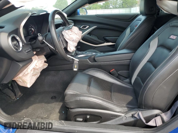 2017 Chevrolet Camaro 2SS with VIN 1G1FH1R76H0122035, listed as a Copart auction lot 57768925 with 56,463 mi miles and Salvage title. Bid and sale history available at DreamBid. Image 7.